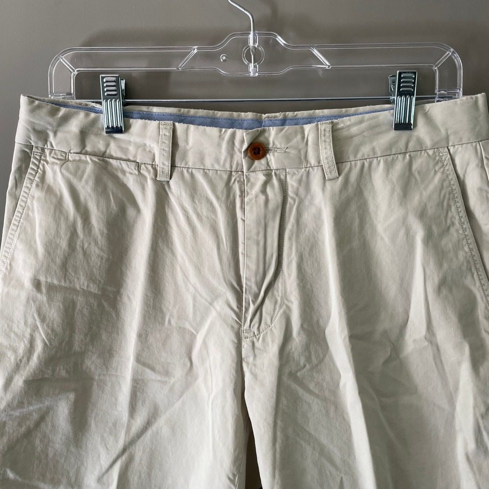 Polo Ralph Lauren Mens Classic Fit Chino Shorts Khaki Tan Cotton Size 31 - Picture 2 of 8
